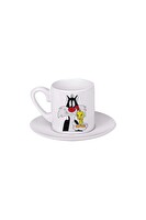 Ghostbastır Design Tweety ve Sylvestre Türk Kahvesi Fincanı 005