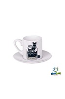 Ghostbastır Design Kedili Türk Kahvesi Fincanı 0136
