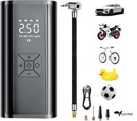 Valkyrie 100W 6000 mAh Şarjlı LED Işıklı Çok Amaçlı Hava Pompası