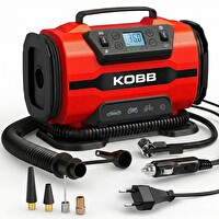 Kobb KB301 12V -220V 150 PSI Ayarlanabilir Dijital Basınç Göstergeli Lastik ve Yatak Şişirme Pompası