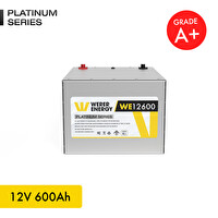 WERER ENERGY 12V 600Ah LiFePO4 Platinum Series Bluetooth'lu Lityum Demir Fosfat Akü