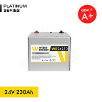 WERER ENERGY 24V 230Ah LiFePO4 Platinum Series Bluetooth'lu Lityum Demir Fosfat Akü