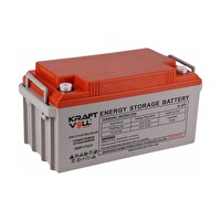 Kraftvoll 12V 66AH(10HR) 70AH(20HR) Plus CD Deep Cycle Gel Akü 18070001 - Üretim Yılı: 2023