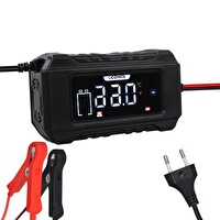 Electroon Ucomen UC-C120501B 12V 6A Siyah Akü Şarj Cihazı LCD Ekranlı
