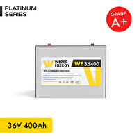 WERER ENERGY 36V 400Ah LiFePO4 Platinum Series Bluetooth'lu Lityum Demir Fosfat Akü - Üretim Yılı: 2025