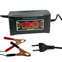 Powermaster SON-1206D 12 Volt 6 Amper Dijital Akıllı Akü Şarj Cihazı