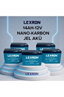 Lexron 14Ah 12V Nano-Karbon Jel Akü 5 Adet