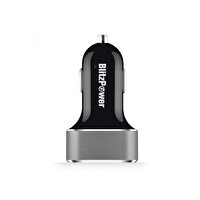 BlitzPower Araç İçi Gri USB Şarj Adaptörü