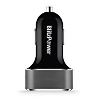 BlitzPower Araç İçi Siyah USB Şarj Adaptörü
