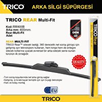 Trico MULTIFIT Arka Tek Silecek 400mm RM400B