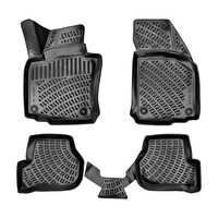Rizline 3D Oto Paspas Siyah Renk Volkswagen Scirocco 2008 - Sonrası İle Uyumlu
