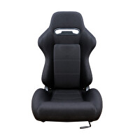 Mega Oto Market Oto Spor Koltuk Siyah Süet Kaplama Recaro Model 1 Takım 2 Adet