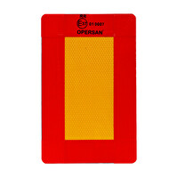 Mega Oto Market Opersan Reflektör Tabela 22x36 CM 1MM Alüminyum Kısa Dikdörtgen