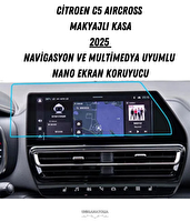 Uniqanatolia C5 Aırcross 2025 Makyajlı Kasa Navigasyon Ve Multimedya Uyumlu Nano Ekran Koruyucu