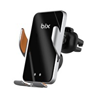 Bix BXCH9 MagSafe Özellikli 15W Kablosuz Hızlı Şarj Destekli 360 Dönebilen Metal Araç İçi Telefon Tutucu