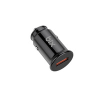 Bix BX1A18W 18W QC 3.0 USB-A Type-C iPhone-Android Uyumlu Mini Araç İçi Şarj Cihazı Siyah