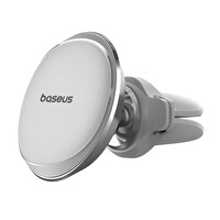 Baseus Air Vent Magnetic Araç İçi Telefon Tutucu - Gümüş