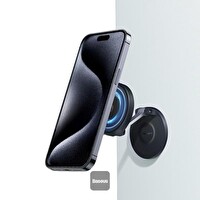 Baseus Magpro Magsafe Özellikli Foldable Araç İçi Telefon Tutucu - Siyah