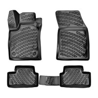 Rizline 3D Oto Paspas Siyah Renk Renault Megane 4 Hatchback 2016 - 2025 ile Uyumlu
