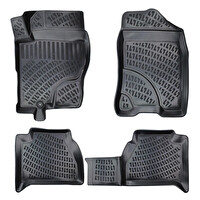 Rizline 3D Oto Paspas Siyah Renk Nissan Navara 2005 - 2013 ile Uyumlu