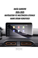 Uniqanatolia Dacia Sandero 2024-2025 Navigasyon Ve Multimedya Uyumlu Nano Ekran Koruyucu
