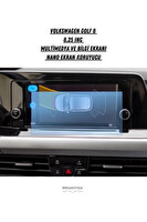 Uniqanatolia Volkswagen Golf 8 8.25" Navigasyon ve Multimedya Uyumlu Mat Ekran Koruyucu