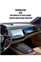 Uniqanatolia Mercedes E180 2024 Multimedya Ve Yolcu Ekranı Uyumlu Nano Ekran Koruyucu