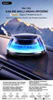 Remax Snow Mist RM-C62 Akıllı Araç Kokusu Difüzörü - RGB Işıklı Otomatik Titreşim Sensörlü Araç İçi Koku