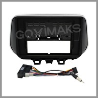 Govimaks Hyundai Tucson 2018-2020 Uyumlu 10.1" Siyah Android Multimedya Çerçevesi - Soket