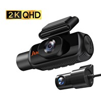 Juo C30 2K 3 Kameralı QHD Ön - FHD İç - FHD Arka WiFi GPS HDR 170 Derece Geniş Açı Gece Görüşlü Ekranlı Araç İçi Kamera