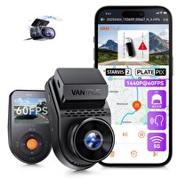 Vantrue Sonnet1 Pro QHD 60fps Wi-Fi 2 Kameralı Araç Kamerası