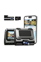 Lingdu V820 4K Sony Starvis 2 4K + FHD Çift Sony Kamera GPS Opsiyonel 4G Uzaktan İzleme ADAS 3” Ekran Araç Kamerası