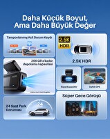 70Mai A410 Neo Ön ve RC21 Arka Kamera Araç İçi Güvenlik Kamera Seti