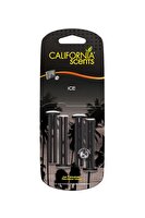 California Scents Vent Stick Ice Sandal Ağacı, Bergamot Ve Limon Bileşimli Kalorifer Geçme Koku 4'lü
