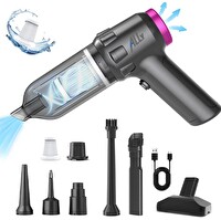 Ally 14000Pa Güçlü Portatif 2 Kademeli Taşınabilir Vakumlu Kablosuz Üflemeli Mini Araç Süpürgesi