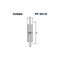 Filtron A4/A5/Q7 2.0-2.7-3.0 TDI 2008> Yakıt Filtresi - PP 991/5