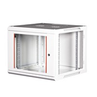 Lande 9U 19" 600x600 MM Duvar Tipi Rack Kabinet - Açık Gri