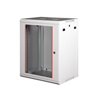 Lande - 18U 19" Duvar Tipi Rack Kabinet Genişlik: 600 MM Derinlik: 450 MM Açık Gri
