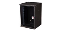 Lande Pandora Soho 9U 300x300 10" Duvar Tipi Rack Kabinet Siyah - Cam Kapaklı