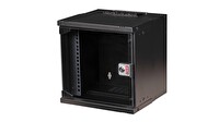 Lande Pandora Soho 6U 300x300 10" Duvar Tipi Rack Kabinet Siyah Cam Kapaklı