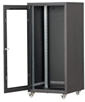 Setrack 19" 26U 600x800 Tekerlekli Camlı Rack Kabinet