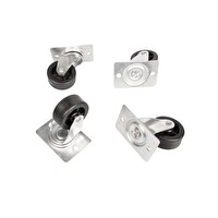 Lande Rack Kabinet Uyumlu  Frenli-Freniz Seçenek Dayanıklı Metal Gövde Kabinet Tekerlek Seti
