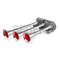 Seger Dali-Dali Havali Korna 12V Krom Borulu