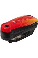 Abus 7000 RS1 Alarmlı Detecto Sonic Kırmızı Motosiklet Disk Kilidi