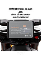 Uniqanatolia Ktm 790 Adventure 5 inç Travel 2024 Dijital Gösterge Uyumlu Nano Ekran Koruyucu