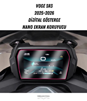 Uniqanatolia VOGE SR3 2025-2026 Dijital Gösterge Uyumlu Nano Ekran Koruyucu