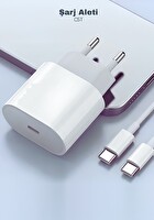 Başkenttekno 25W PD Başlık Type-C to Type-C Şarj Kablosu