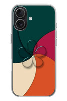 Le Balvo iPhone 17 Uyumlu Modern Yonca Renkleri Baskılı Silikon Kılıf