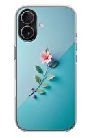 Le Balvo iPhone 17 Uyumlu Çiçeğin Pembesi Baskılı Silikon Kılıf