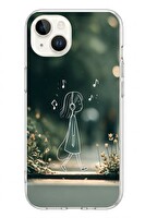 Le Balvo iPhone 13 - 14 Uyumlu Neon Kız Çocugu Baskılı Silikon Kılıf